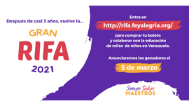 Gran Rifa Fe y Alegría 2021
