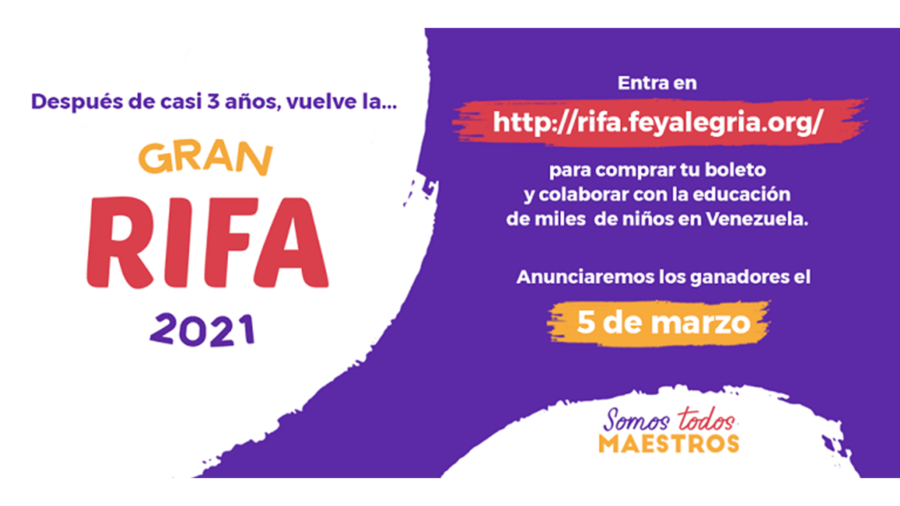 Gran Rifa Fe y Alegría 2021